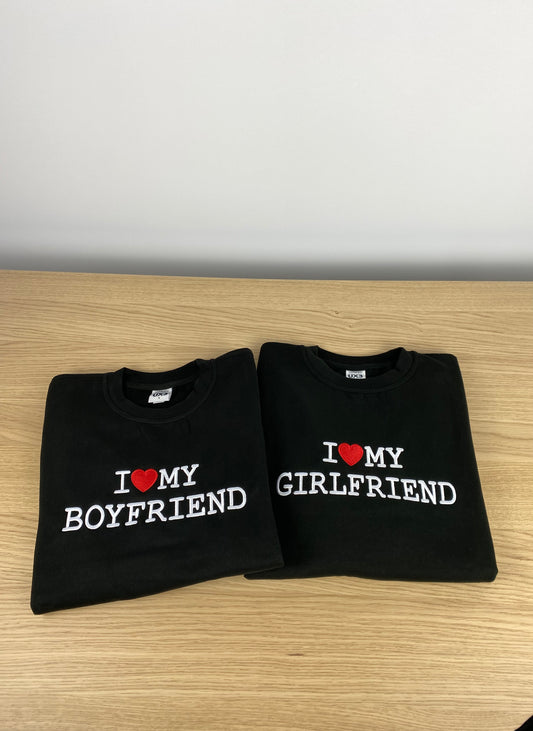 SUDADERAS I LOVE MY BF/GF