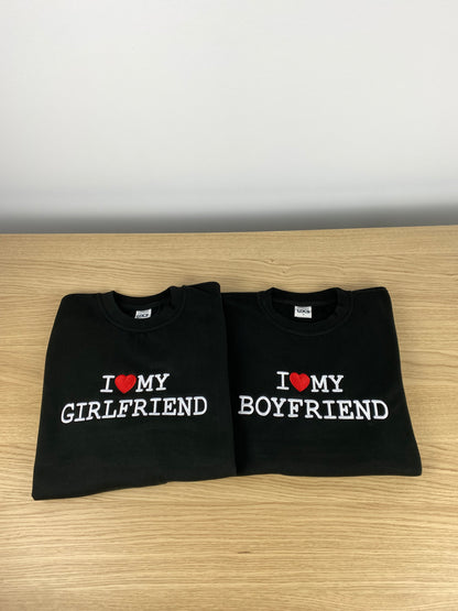 SUDADERAS I LOVE MY BF/GF